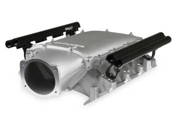 Holley EFI - Holley EFI LS3 Ultra Low-Ram Intake Manifold - 105 mm Throttle Body Flange - Tunnel Ram - Front Entry - Dual Injector - LS3 - GM LS-Series