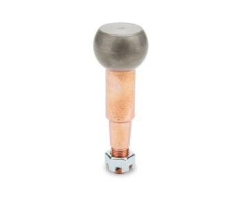 Howe Racing Enterprises - Howe Ball Joint Stud - 1.500 in/ft Taper - 4.050 in Long - Plus 0.900 in Extended Length - 1.437 in Ball - 1/2-20 in Thread - Copper Plated