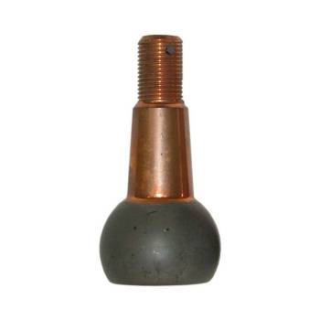 Howe Racing Enterprises - Howe Ball Joint Stud - 3.000 in/ft Taper - 4.150 in Long - Plus 1.00 in Extended Length - 1.437 in Ball - 5/8-18 in Thread - Copper Plated