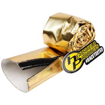 Heatshield Products - Heatshield Products Cold Gold Sleeve - 1-1/2 in ID - 3 ft Roll - 1100 Degrees - Gold