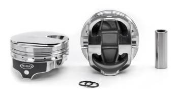 Icon Pistons - Icon Premium Forged Piston - 4.310 in Bore - 1/16 x 1/16 x 3/16 in Ring Groove - Plus 12.00 cc - Big Block Chevy (Set of 8)