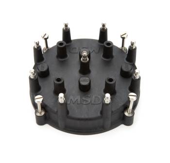 Jesel - Jesel Extreme Series Distributor Cap - HEI Style Terminals - Clamp Down - Black - MSD - Jesel Belt Drive System - Various Applications V8