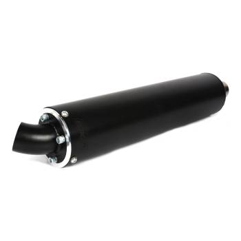 JOES Racing Products - JOES Spec Muffler - 1-3/4 in Inlet - 1-3/4 in Outlet - 18 in Long - Black