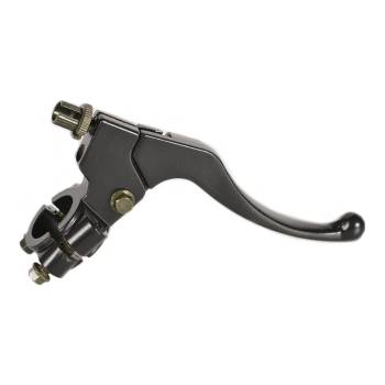JOES Racing Products - JOES Clamp-On Clutch Lever - 7/8 in OD Tube Chassis Mount - Black - Mini/Micro Sprint