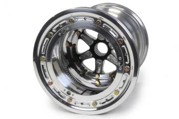 Keizer Aluminum Wheels - Keizer 27 Spline Beadlock Wheel - 10 x 12 in - 6.000 in Backspace - Polished