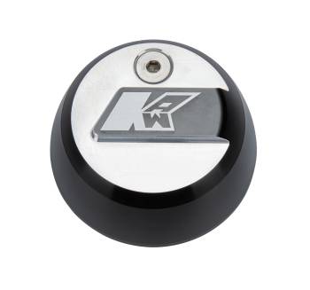 Keizer Aluminum Wheels - Keizer Wheel Hub Dust Cap - Black Anodzied - Keizer Sprint Car Hubs
