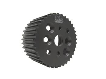 KRC Power Steering - KRC HTD Water Pump Pulley - 37 Tooth - 5/8 in or 3/4 in Shaft - 4-Bolt Pattern - Black