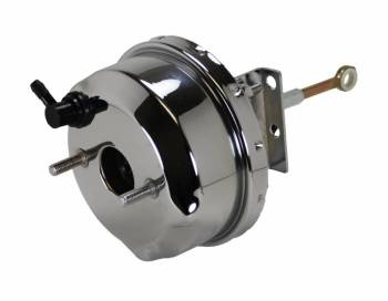 Leed Brakes - Leed Power Brake Booster - 7 in OD - Single Diaphragm - Chrome - Ford Mustang 1964-66