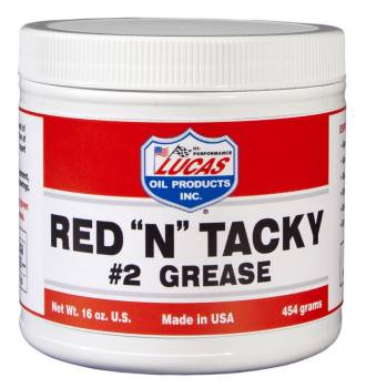 Lucas Oil Products - Lucas Red N Tacky Grease - 1 lb Tub