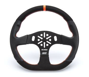 MPI - MPI SimMax GT Steering Wheel - 13 in Diameter - 1-1/4 in Dish - 3-Spoke - Black