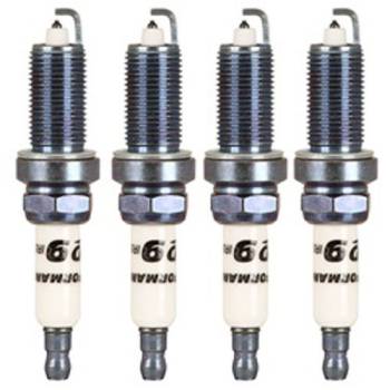 MSD - MSD Iridium Spark Plug - 14 mm Thread - 1.040 in Reach - Gasket Seat - Resistor (Set of 4)
