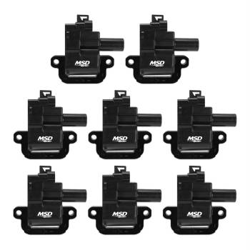 MSD - MSD Blaster Ignition Coil Pack - Female Socket - Black - GM LS-Series (Set of 8)