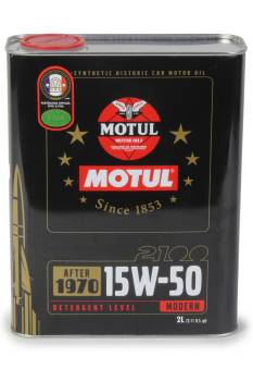 Motul - Motul 2100 Classic 15W50 Semi-Synthetic Motor Oil - 2 L Can