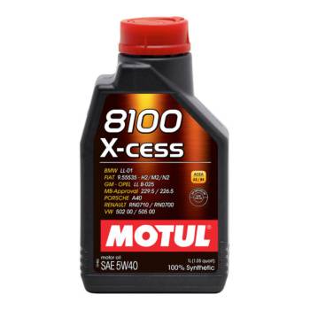 Motul - Motul X-Cess 5w40 Synthetic Motor Oil - 1 L Bottle
