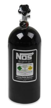 NOS - Nitrous Oxide Systems - NOS Nitrous Oxide Bottle - 10 lb - Super Hi-Flow Valve - Black