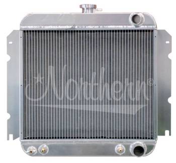 Northern Radiator - Northern Muscle Car Aluminum Radiator - 21.750 x 21.750 x 3.125 in - Passenger Side Inlet/Outlet - Mopar GEN III Hemi - Mopar A-Body 1960-77