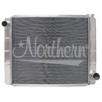 Northern Radiator - Northern Race Pro Aluminum Radiator - 25.500 in W x 19 in H x 3.125 in D - Driver Side Inlet - Passenger Side Outlet