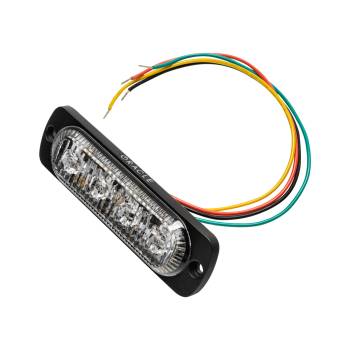 Oracle Lighting Technologies - Oracle Lighting Slim Strobe LED 4 LED Light Assembly - 3.75 in Long - Amber/White Strobe