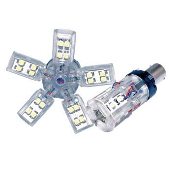 Oracle Lighting Technologies - Oracle Lighting LED Light Bulb - Spider Bulb - 15 LED - White - 1156 Style