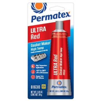 Permatex - Permatex Ultra Red Sensor Safe Silicone - 3.35 oz Tube