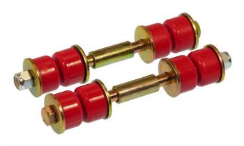 Prothane Motion Control - Prothane End Link Bushing - 7-3/8 in Installed Length - Bushings/Sleeves/Bolts/Nuts/Washers - Red/Cadmium (Pair)