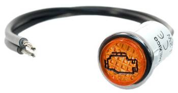Painless Performance Products - Painless Engine Light - 12V - 1/2 in Diameter - Amber