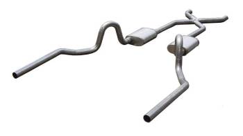 Pypes Performance Exhaust - Pypes Race Pro Header-Back Exhaust System - 2-1/2 in Diameter - Stainless - GM A-Body 1964-72
