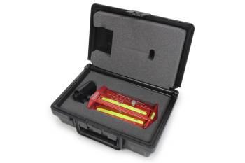 QuickCar Racing Products - QuickCar Caster / Camber Gauge - Kart Adapter - Carry Case - Red