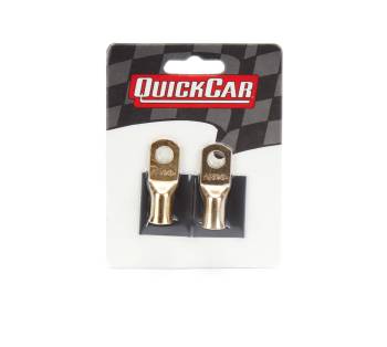 QuickCar Racing Products - QuickCar Power Rings - 8 Gauge Wire - 1/4 in Hole (Pair)