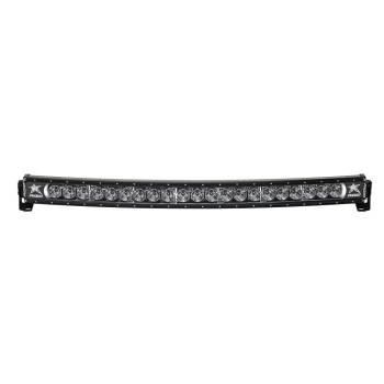 Rigid Industries - Rigid Industries Radiance Plus LED Light Bar - Curved - Spot - 40 in Long - Single Row - White - Black