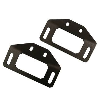 Rigid Industries - Rigid Industries Roof Rack Light Mount - Double Light Mount - Stainless - Black - Ford Compact SUV 2021 (Pair)