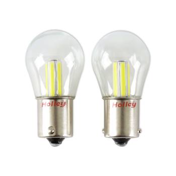 Holley RetroBright - Holley Retrobright LED Turn Signal - Modern White - 1156 Style (Pair)