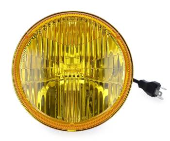 Holley RetroBright - Holley Retrobright Sealed Beam LED Headlight - 7 in OD - Yellow Lens