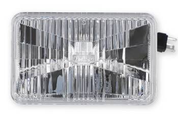 Holley RetroBright - Holley Retrobright Sealed Beam LED Headlight - 4 in Tall x 6 in Wide - Classic White Lens