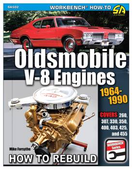 S-A Books - Oldsmobile V-8 Engines 1964-1990: How to Rebuild - 144 Pages