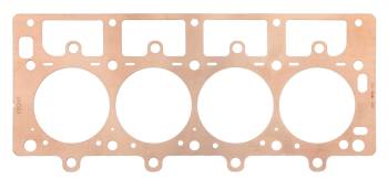 SCE Gaskets - SCE Pro Copper Copper Cylinder Head Gasket - 4.160 in Bore - 0.062 in Compression Thickness - Driver Side - GM LS-Series