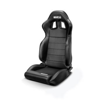 Sparco - Sparco R100 Seat - Reclining - Side Bolsters - Harness Openings - Fabric - Black