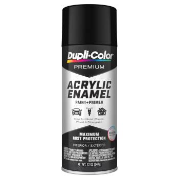 Dupli-Color / Krylon - Dupli-Color Dupli-Color Acrylic Enamel - Semi-Gloss Black - 12.00 oz Aerosol