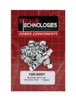 Straub Technologies - Straub Technologies 7 Degree Valve Lock - 8 mm Valve Stem - Black Oxide (Set of 32)