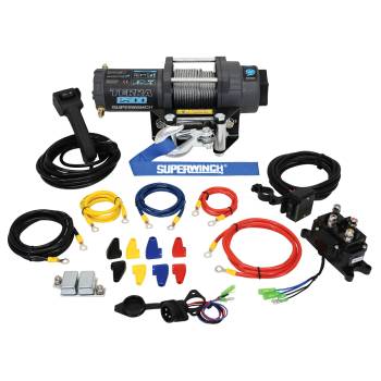 Superwinch - Superwinch Terra Winch - 2500 lb Capacity - Roller Fairlead - 10 ft Remote - 3/16 in x 40 ft Steel Rope - 12V