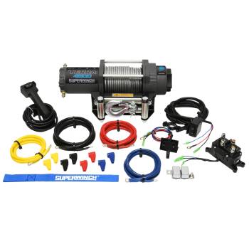 Superwinch - Superwinch Terra Winch - 4500 lb Capacity - Roller Fairlead - 10 ft Remote - 15/64 in x 50 ft Steel Rope - 12V