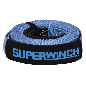 Superwinch - Superwinch Tow Strap - 2 in Wide - 30 ft Long - 20000 lb Capacity - Blue