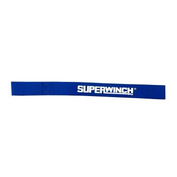 Superwinch - Superwinch Hand Saver Clevis Flag - 1 in Wide - 12 in Long - Superwinch Logo - Blue