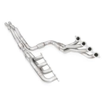 Stainless Works - Stainless Works Long Tube Headers - 1-7/8 in Primary - 3 in Collector - Catted - X-Pipe - Stainless - GM Fullsize Truck 2020-21