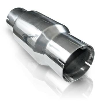 Stainless Works - Stainless Works Catalytic Converter - 3 in Inlet - 3 in Outlet - 4 in Diameter Case - 10-3/4 in Long - Stainless