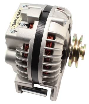 Tuff-Stuff Performance - Tuff-Stuff Alternator - 100 amp - 12V - 1 Wire - Internal Regulator - V-Blet Pulley - Aluminum Case