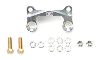 Ti22 Performance - Ti22 Heavy-Duty Front Bolt-On Brake Caliper Bracket - 10 in Rotor - Clear - 3-1/4 in Lug Mount Calipers