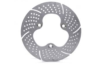 Ti22 Performance - Ti22 Front Drilled/Slotted Aluminum Brake Rotor - 10.00 in OD - 0.375 in Thick - 3 Pin Sprint Car