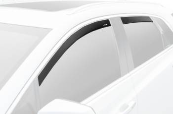 Auto Ventshade - Auto Ventshade Low Profile Ventvisor - In-Channel Ventvisor - Front/Rear - Dark Smoke - Dodge Midsize SUV 2012-22
