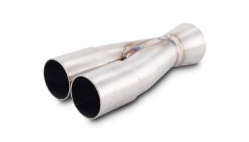 Vibrant Performance - Vibrant Performance Slip-On 2 into 1 Merge Collector - 1-1/2 in Primary Tubes - 2 in Outlet - Stainless